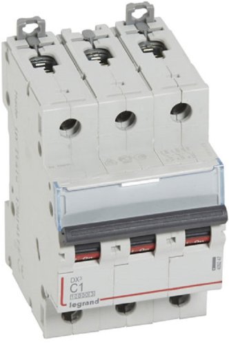 Выключатель автоматический Legrand DX3-E 10000 3п 1А C 16кА фото Выключатель автоматический Legrand DX3-E 10000 3п 1А C 16кА картинка